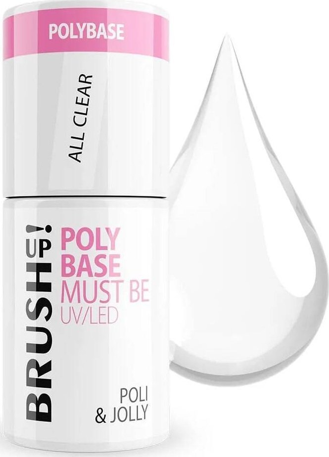 Silcare BrushUp! Poly Base baza hybrydowa do paznokci Poli & Jolly 5g