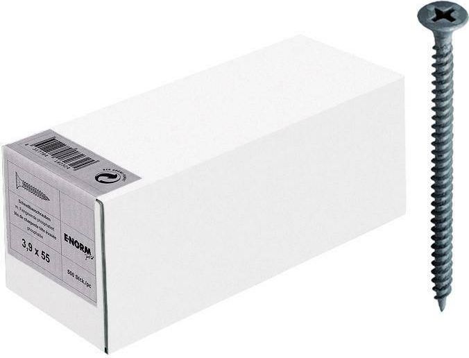 E-NORMpro Wkret do sys. suchej zabud., gwint drobnozw., 3,9x 45 TMN, opak. handl. E-NORMpro