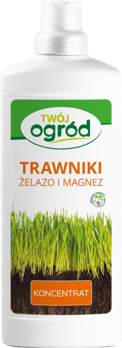 Nawóz płynny do trawników - żelazo i magnez 900ml Twój Ogród
