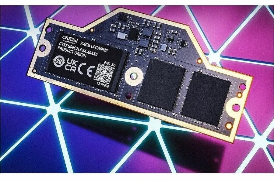 Pamięć do notebooka DDR5 LPCAMM2 64GB/7500 LPDDR5X