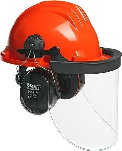 Climax CLIMAX PROTECTIVE HELMET WITH FACE SHIELD AND EARMUFFS 437-I