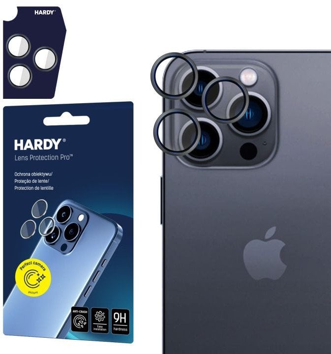 Apple iPhone 16 Pro /16 Pro Max- HARDY Lens Protection Pro Black