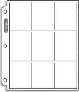 Ultra-Pro Koszulka do segregatora na 9 kart Platinum