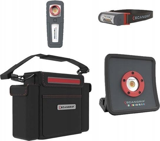 Scangrip Lampy do detailingu i dopasowywania kolorów w poręcznej torbie 49.0220