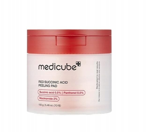 Medicube Red Succinic Acid Pad - Płatki z kwasem bursztynowym, 70szt