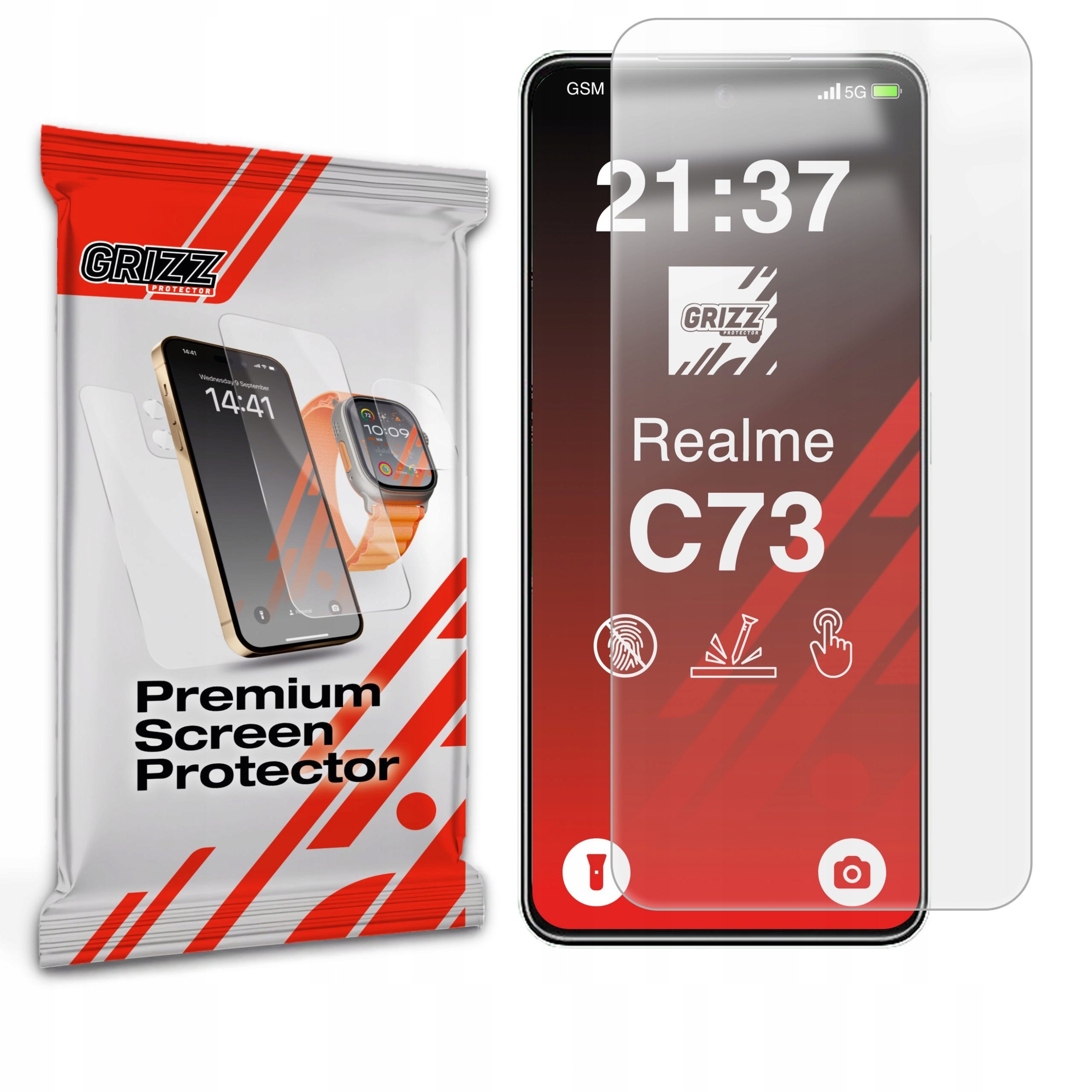 Folia matowa GrizzGlass PaperScreen do Realme C73 5G