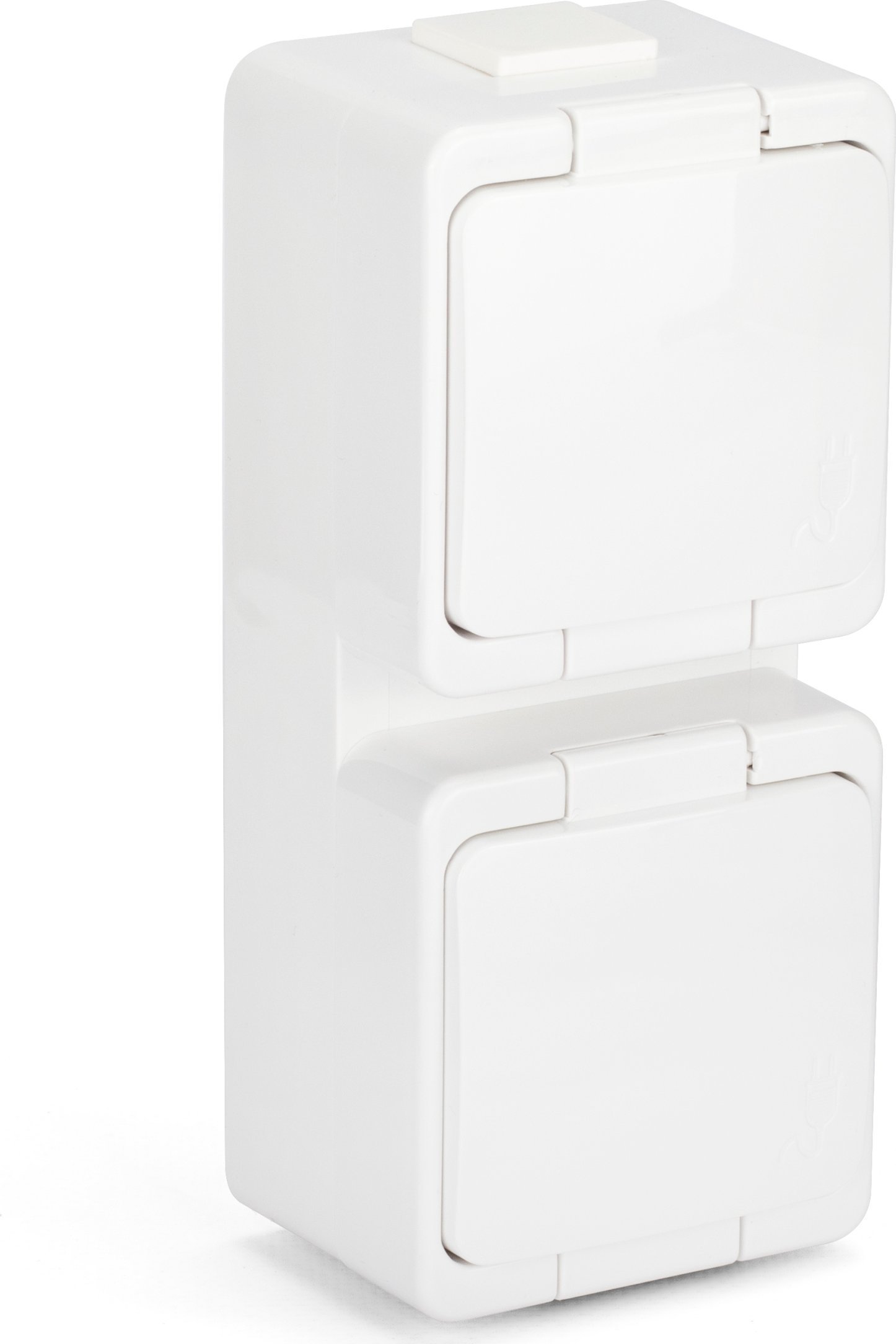 Montis Gniazdo podwójne 2P+Z bryzgoszczelne NT-6S/P Montis