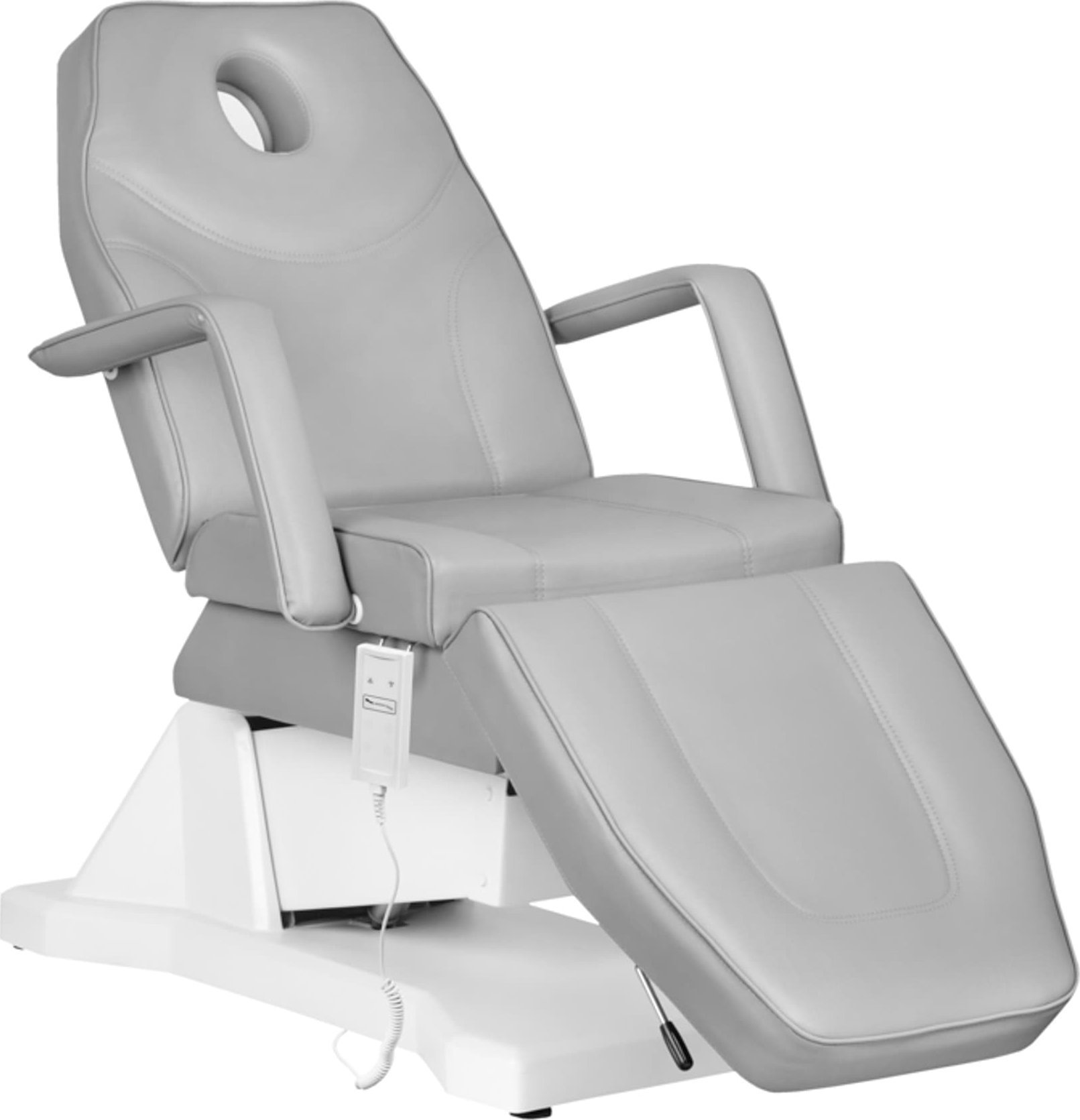 Activeshop FOTEL KOSMETYCZNY ELEKTRYCZNY SOFT 1 SILN. SZARY