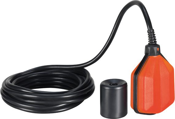 Lovato Electric Przełącznik pływakowy z przewodem PVC 3m do wody czystej i szarej z przeciwwagą (LVFSP1W03)