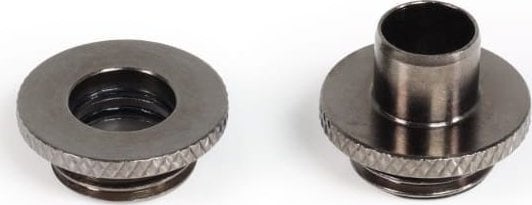 Alphacool Alphacool ES Doppeladapter, Steckbar, G1/4 AG auf G1/4 AG - Schwarz