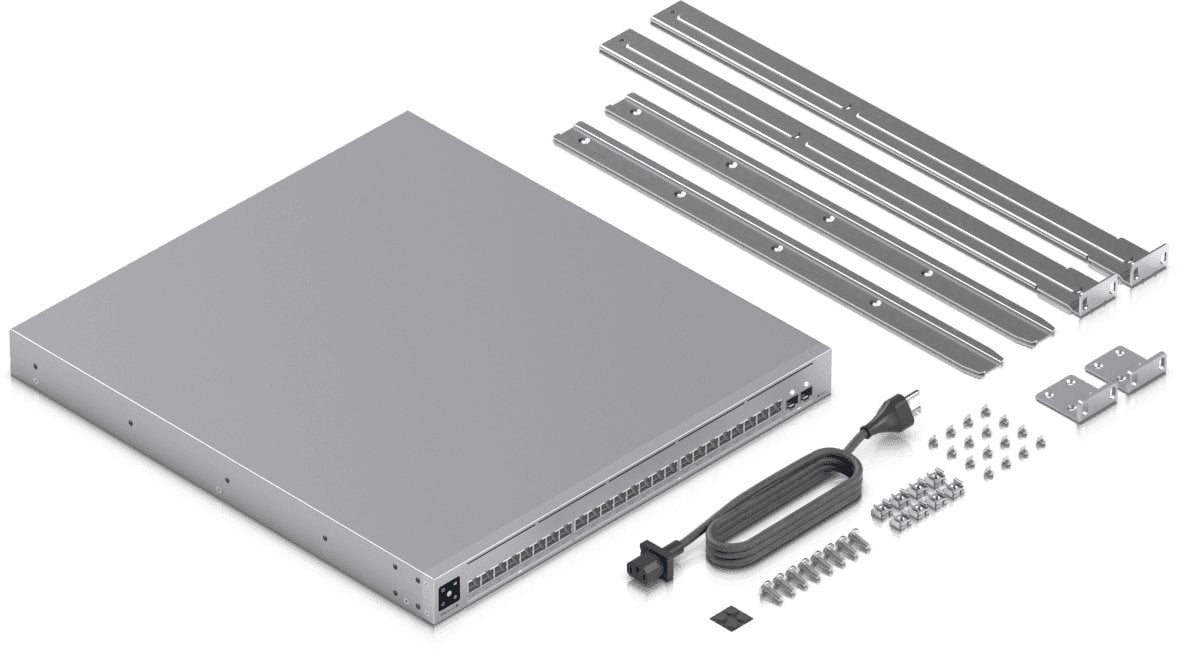 Switch Ubiquiti UniFi Pro XG 24 PoE Zarządzany L3 10G Ethernet (100/1000/10000) Wsparcie PoE 1U Szary