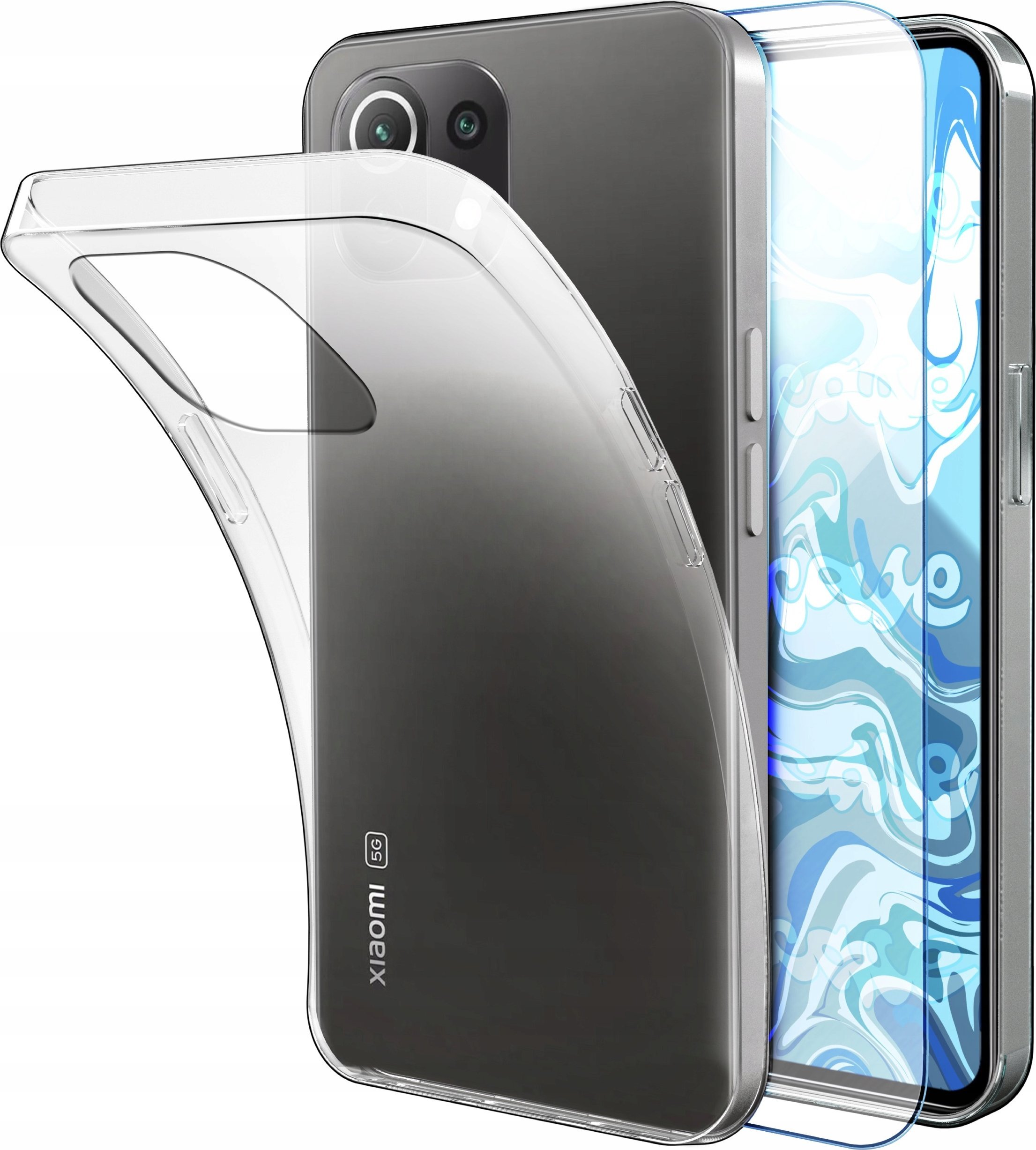 Etui Do Samsung Galaxy M33 5G (Przezroczyste, Silikonowe, Ochronne) Szkło