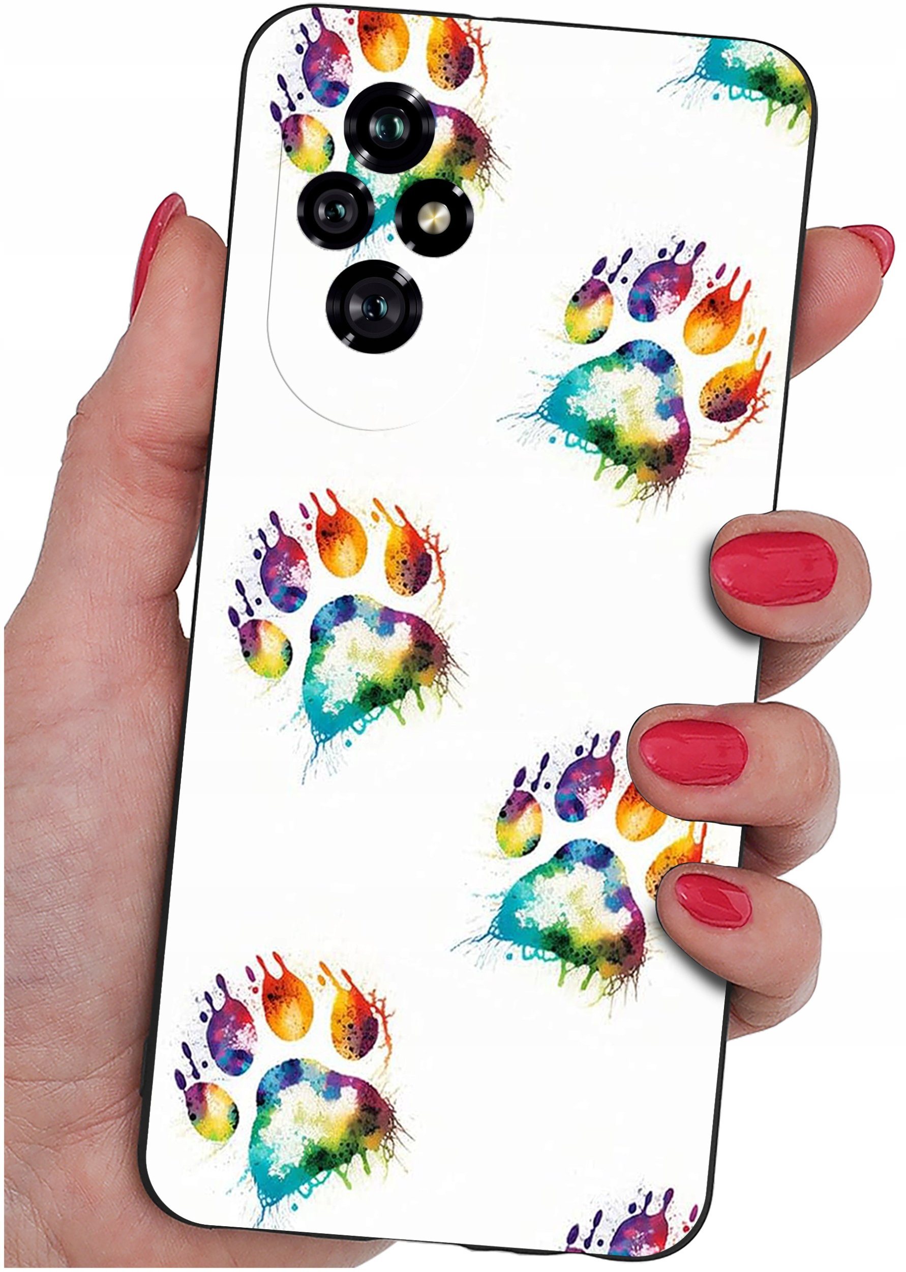 ETUI do Honor 200 5G | WZORY | SILIKONOWE MATT CASE + SZKŁO 9H