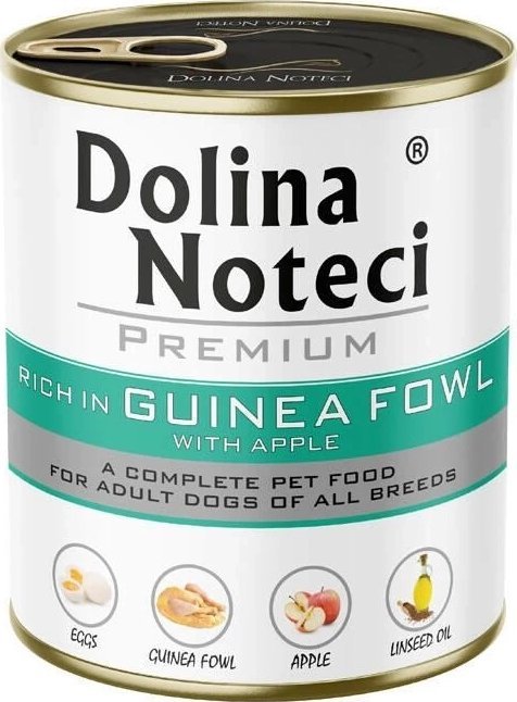 Dolina Noteci Premium bogata w perliczkę z jabłkiem puszka 800 g