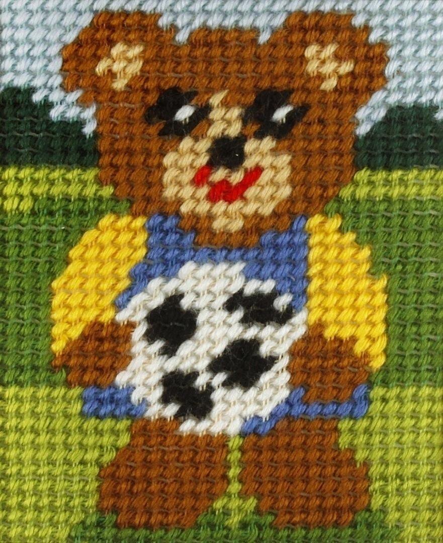 Haft. Moje pierwsze wyszywanie - Miś EDUKAMP