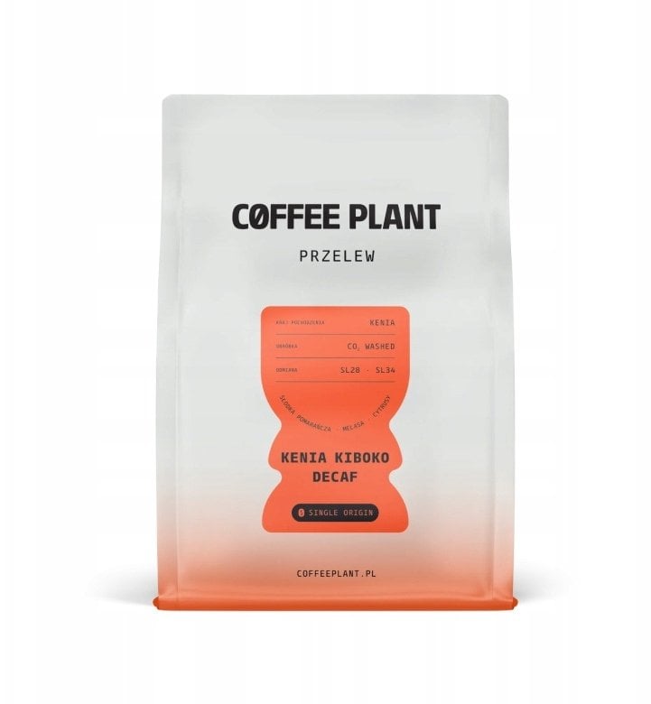 Kawa ziarnista COFFEE PLANT Kenia Kiboko Decaf 250g - BEZKOFEINOWA