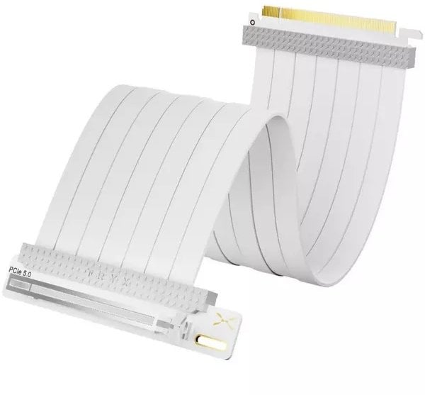 TRYX STRING PCIe 5.0 x16 Riser Kabel, 200mm - biały