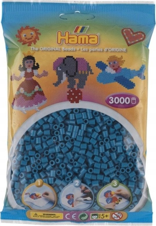 Revell Hama midi perler 3000stk petrol