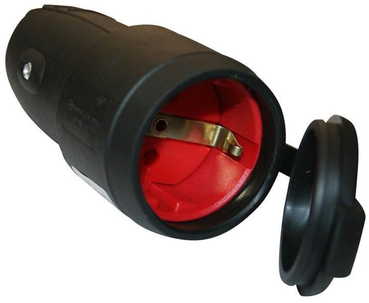 RUBBERCOUPLING N_L BLACK IP44 17031