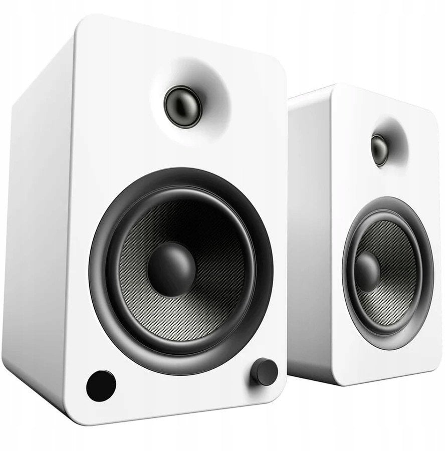 KANTO AUDIO 5.25" DRIVER - POWERED SPEAKERS WITH BLUETOOTH® AND PHONO PREAMP - MATTE WHITE (INCL. TYPE F & G POWER CORDS)