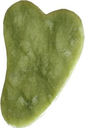 PŁYTKA JADEITOWA DO MASAŻU GUA SHA MASAŻER TWARZY