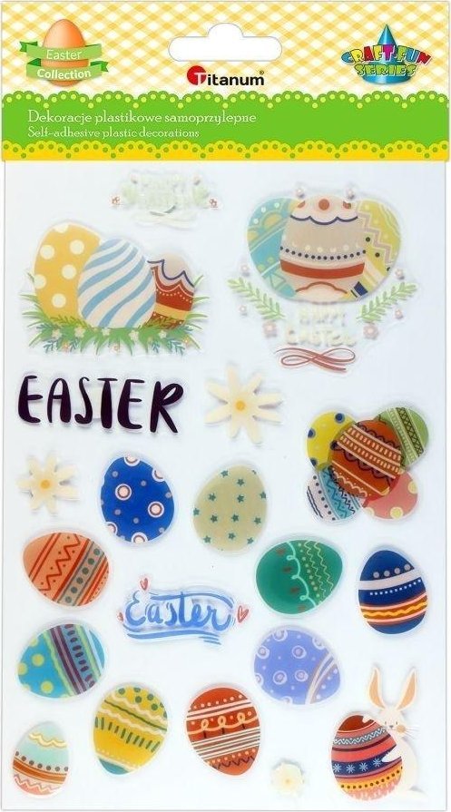 Titanum Dekoracje samoprzylepne Wielkanoc 3D 20szt