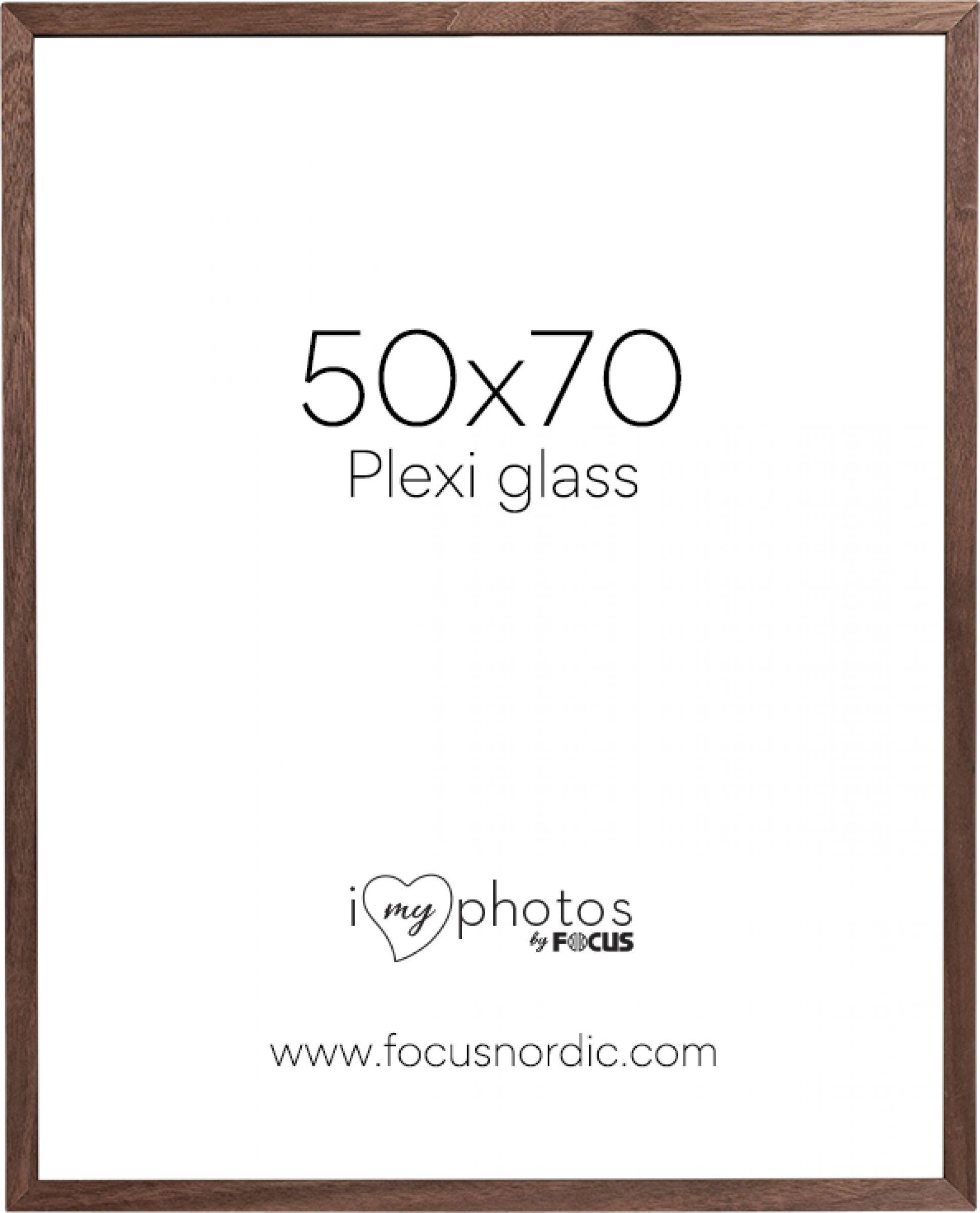 Ramka Focus Focus Soul Walnut veneer 50X70 Plexi