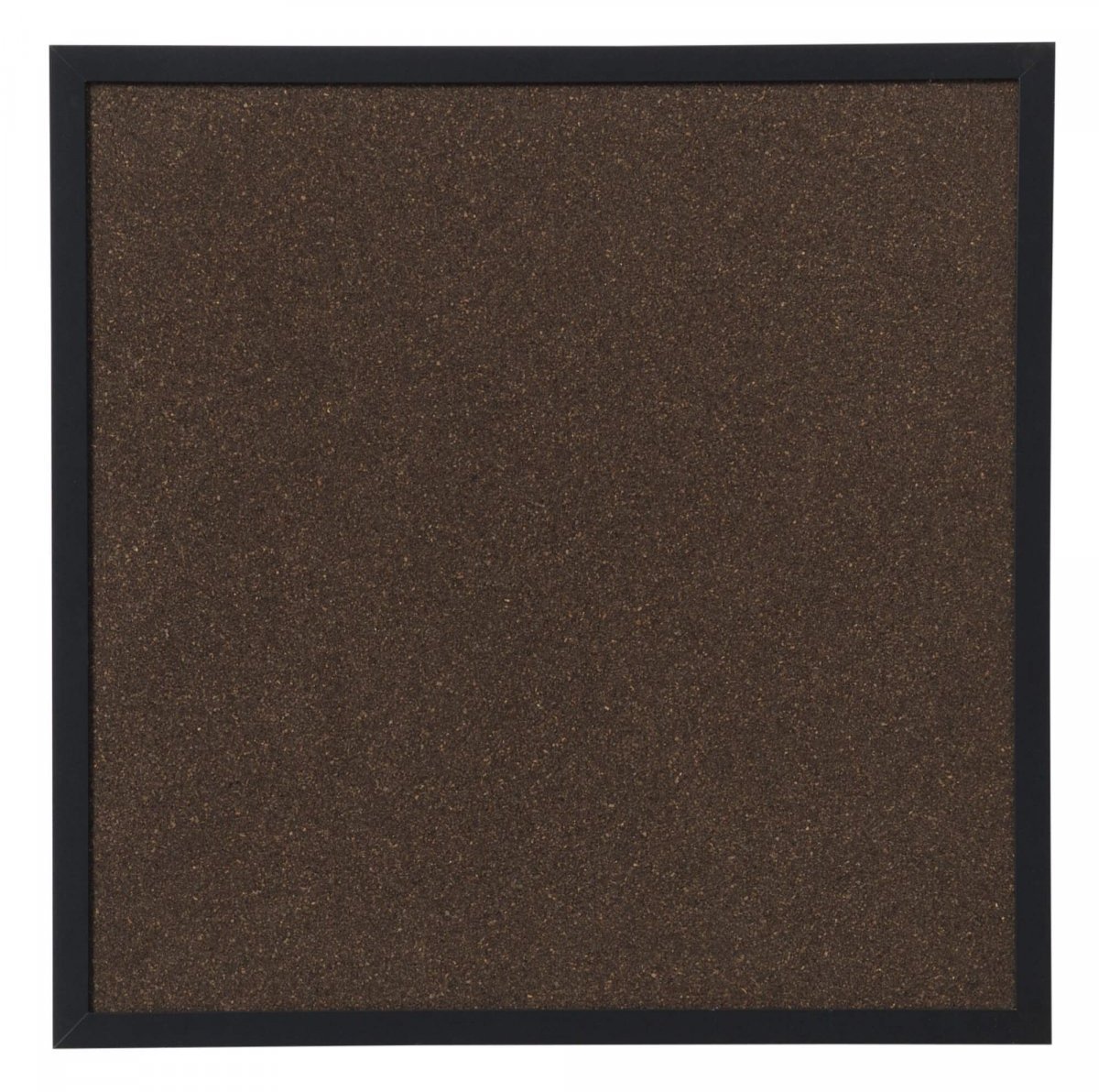 NAGA Opslagstavle 60x60 cm mørkebrunt kork med sort ramme