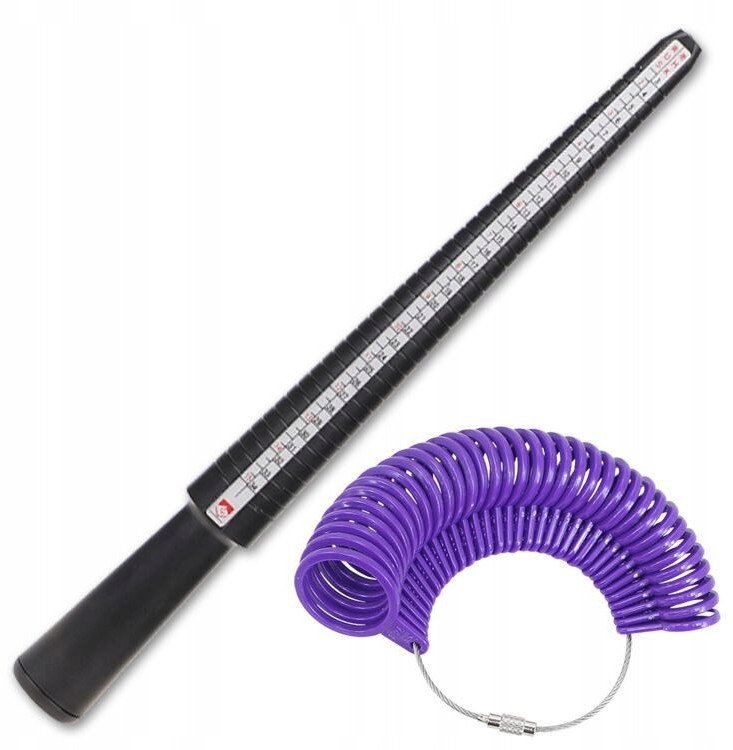 Miara JUBILERSKA do PIERŚCIONKA Trzpień ZESTAW PL