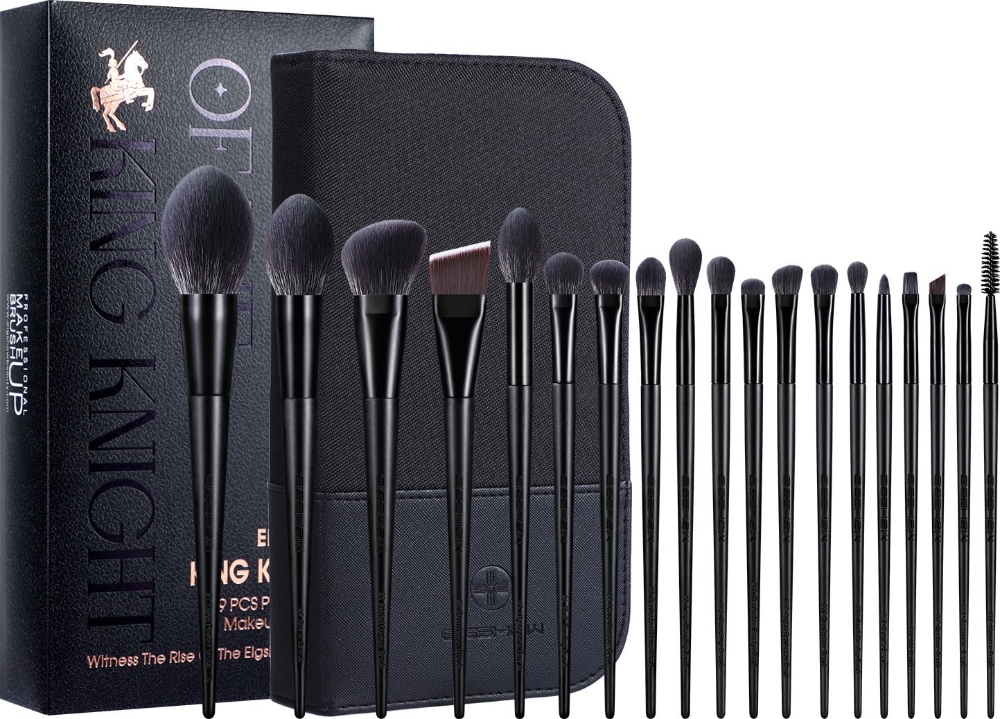 Eigshow Beauty Eigshow Beauty Zestaw 19 pędzli King Knight professional makeup
