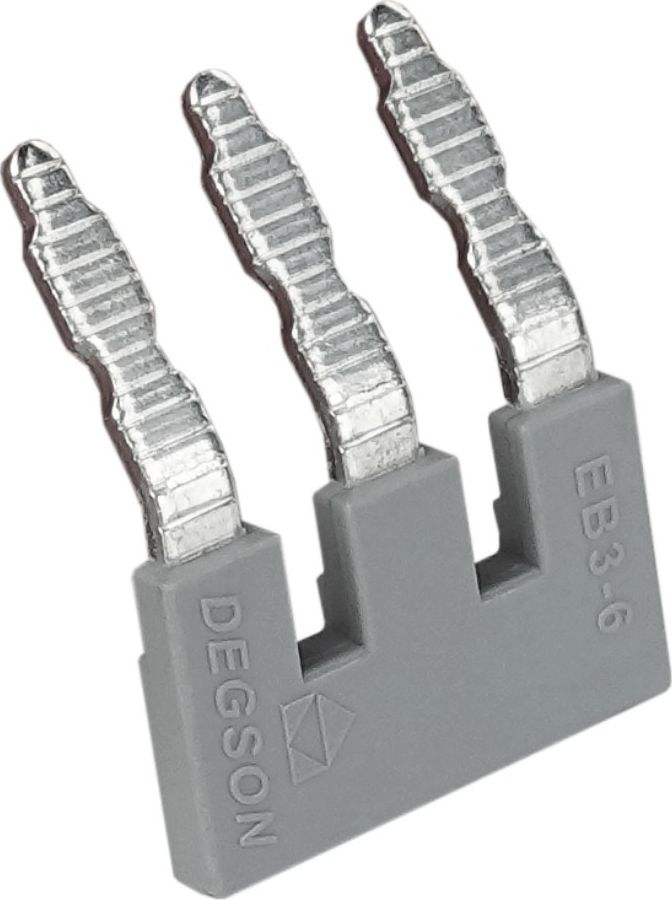 Degson Mostek wtykowy grzebieniowy 3-torowy do złączek szynowych PC2.5 5927