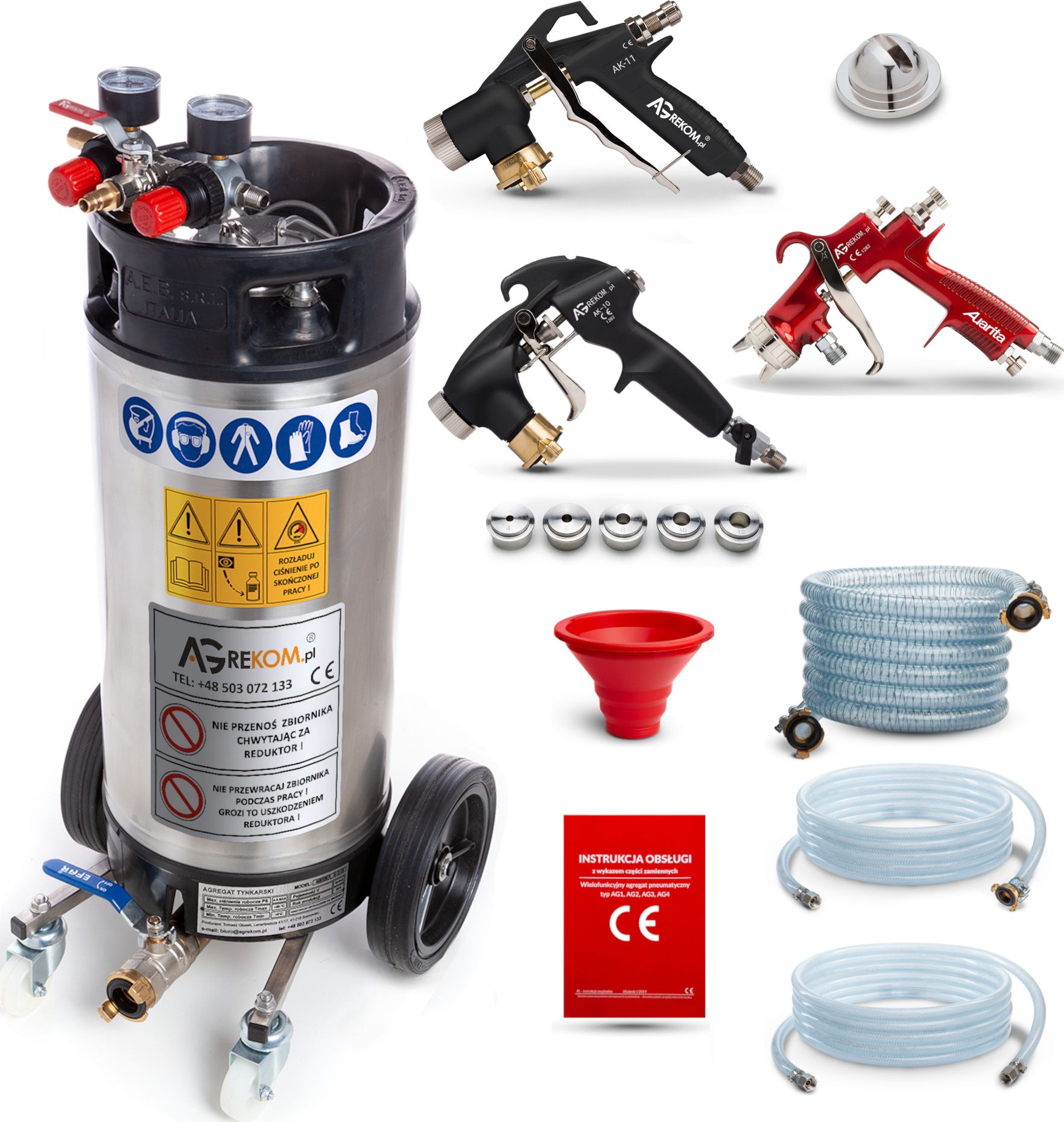 AGREKOM Pistolet tynkarski