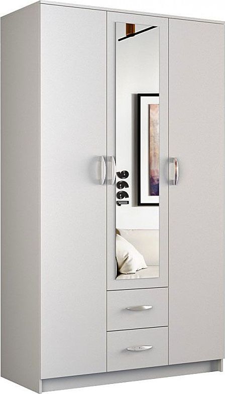 Elior Szafa z lustrem Amira 3X - biała