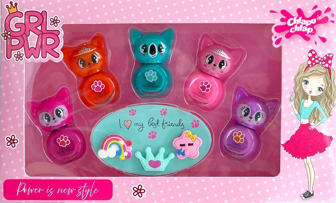 CHLAPU ZESTAW Girl Power Lakiery