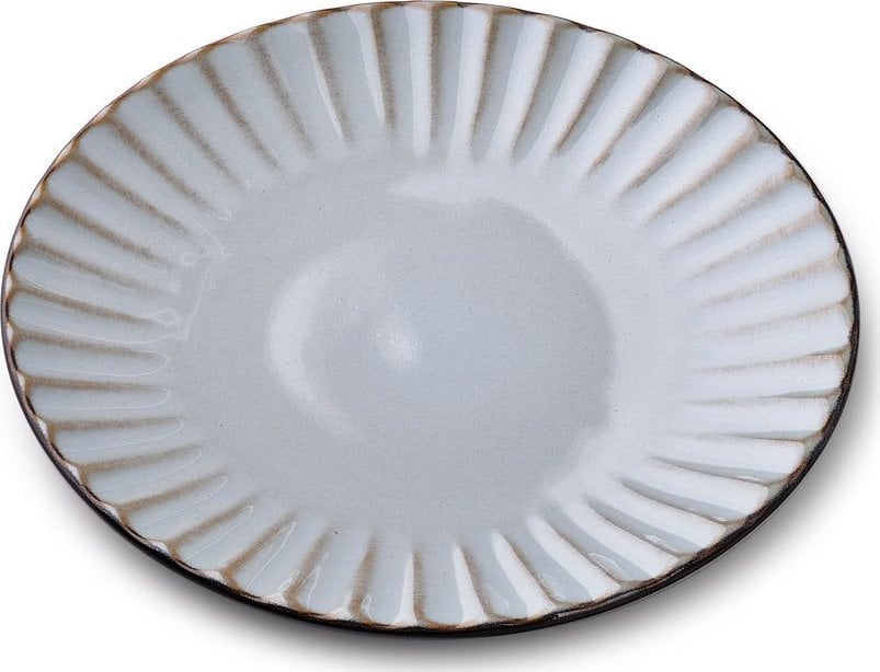 Affekdesign By Mondex EVIE GREY Talerz deserowy 20xh2cm