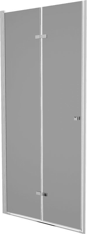 Mexen Mexen Lima drzwi prysznicowe składane 110 cm, grafit, chrom - 856-110-000-01-40