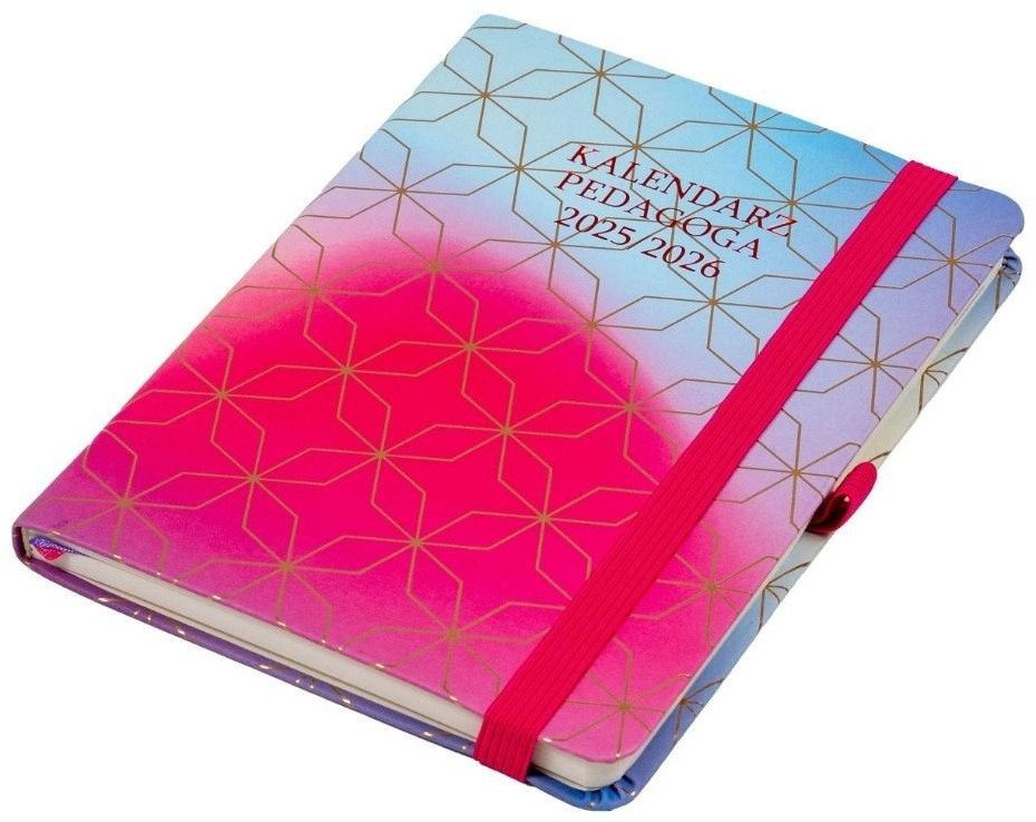 Kalendarz pedagoga 2025/26 B6 tyg Salsa barwny
