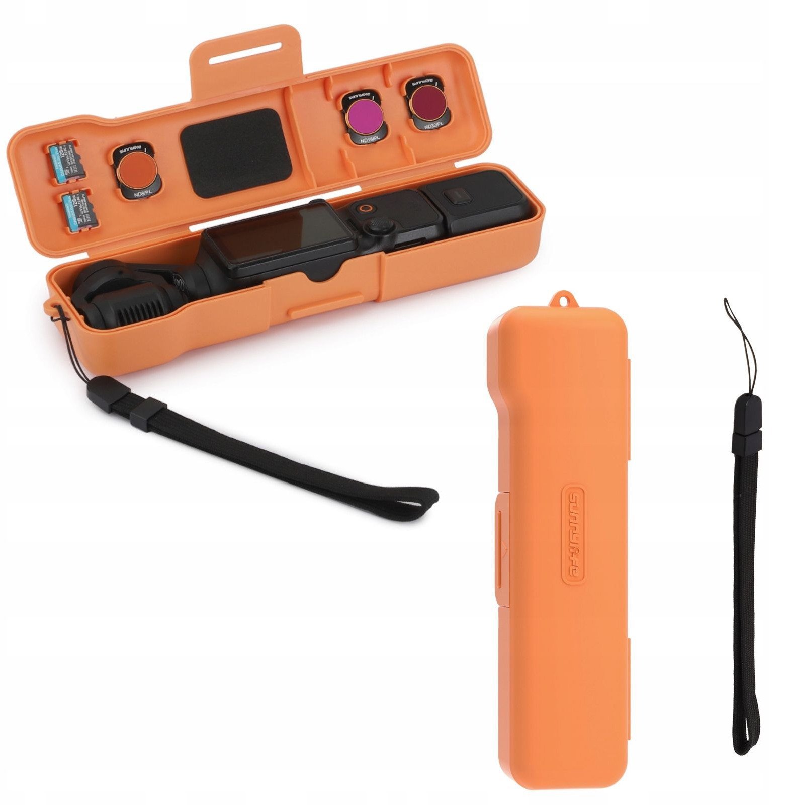 Futerał Case Pokrowiec Osłona Walizka Etui Do Dji Osmo Pocket 3 + Akcesoria / Op3-k981-c / Pomarańczowy