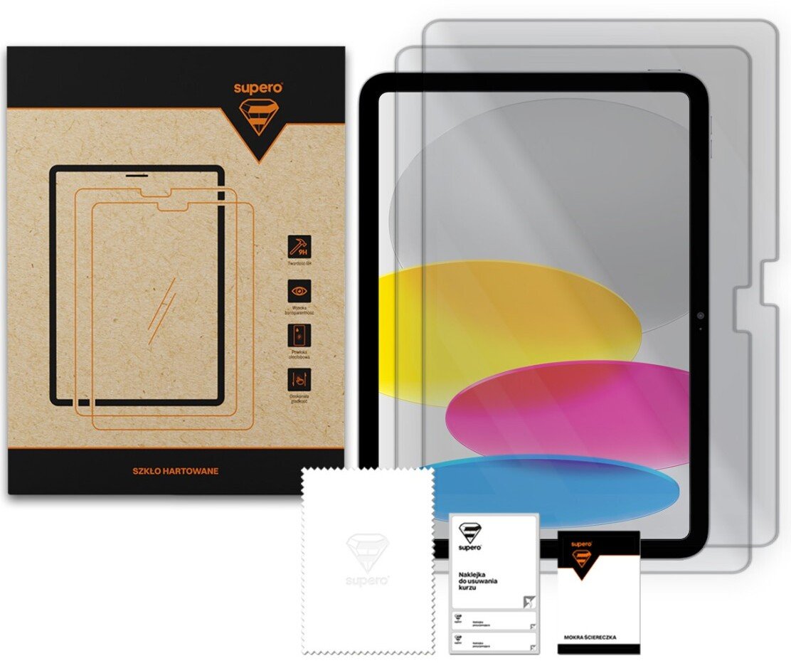 SUPERO Szkło hartowane do Apple iPad Air 11 M2/M3, 2 szt.