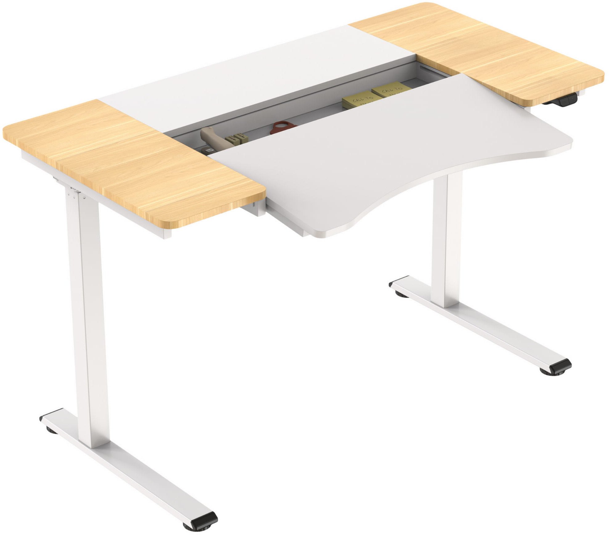 BIURKO Z REGULACJĄ WYSOKOŚCI HALDEN ELEKTRYCZNE BIAŁE