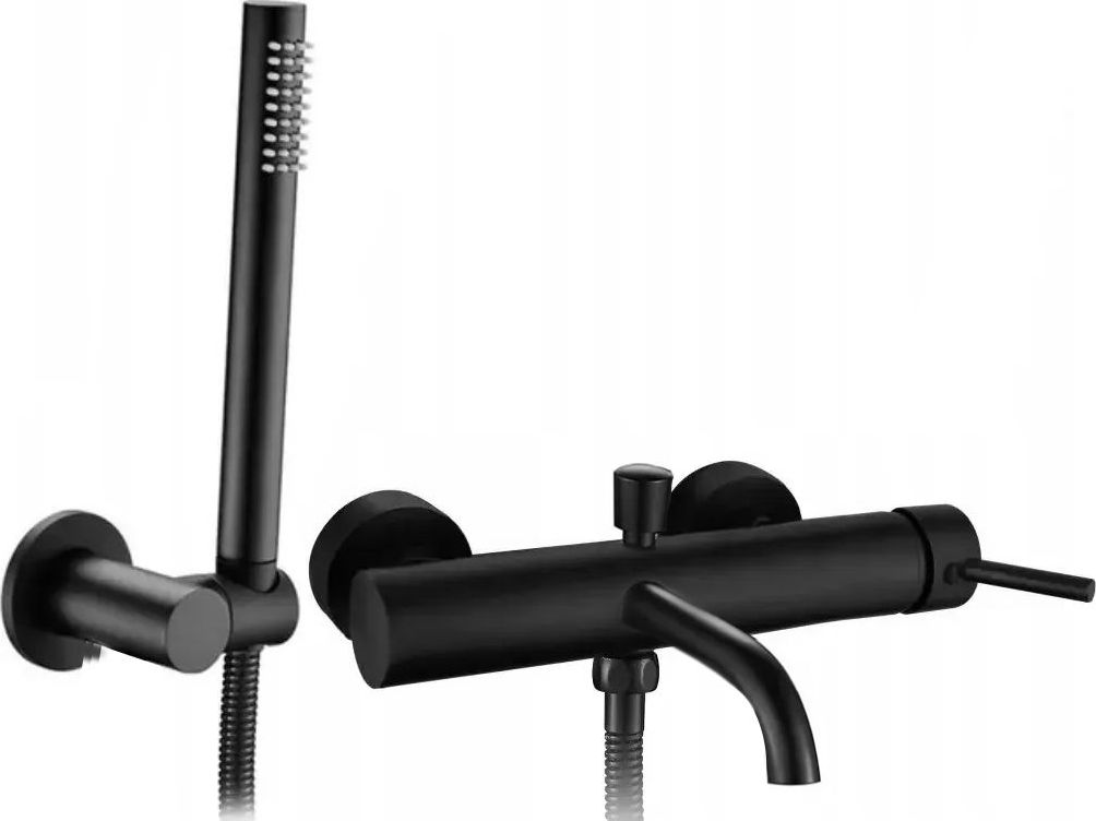 Bateria wannowa Rea Logis ścienne czarny (REA-B6634)