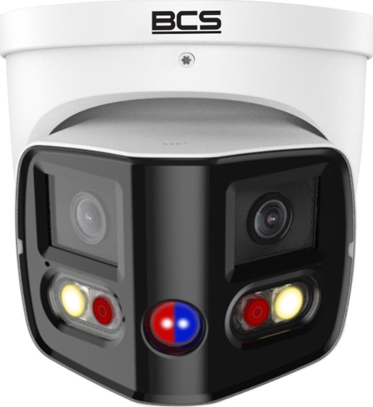 Kamera IP kopułowa 8Mpx BCS-L-PEIP2X4FCR2L2-Ai1, NightColor, ADC, IR 25m, funkcje inteligentne