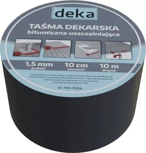 Deka TAÅMA USZCZELNIAJÄCA DEKARSKA ALUBUTYL 10CM*10MB ANTRACYT