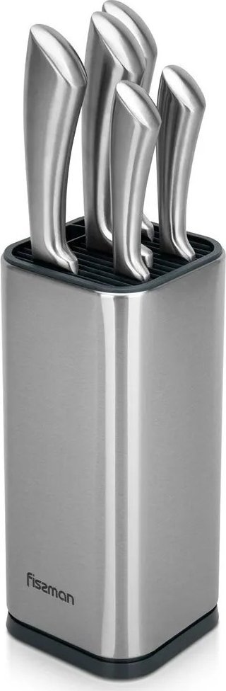 Fissman Fissman Zestaw noży JARL 6 pr. w metalowym stojaku