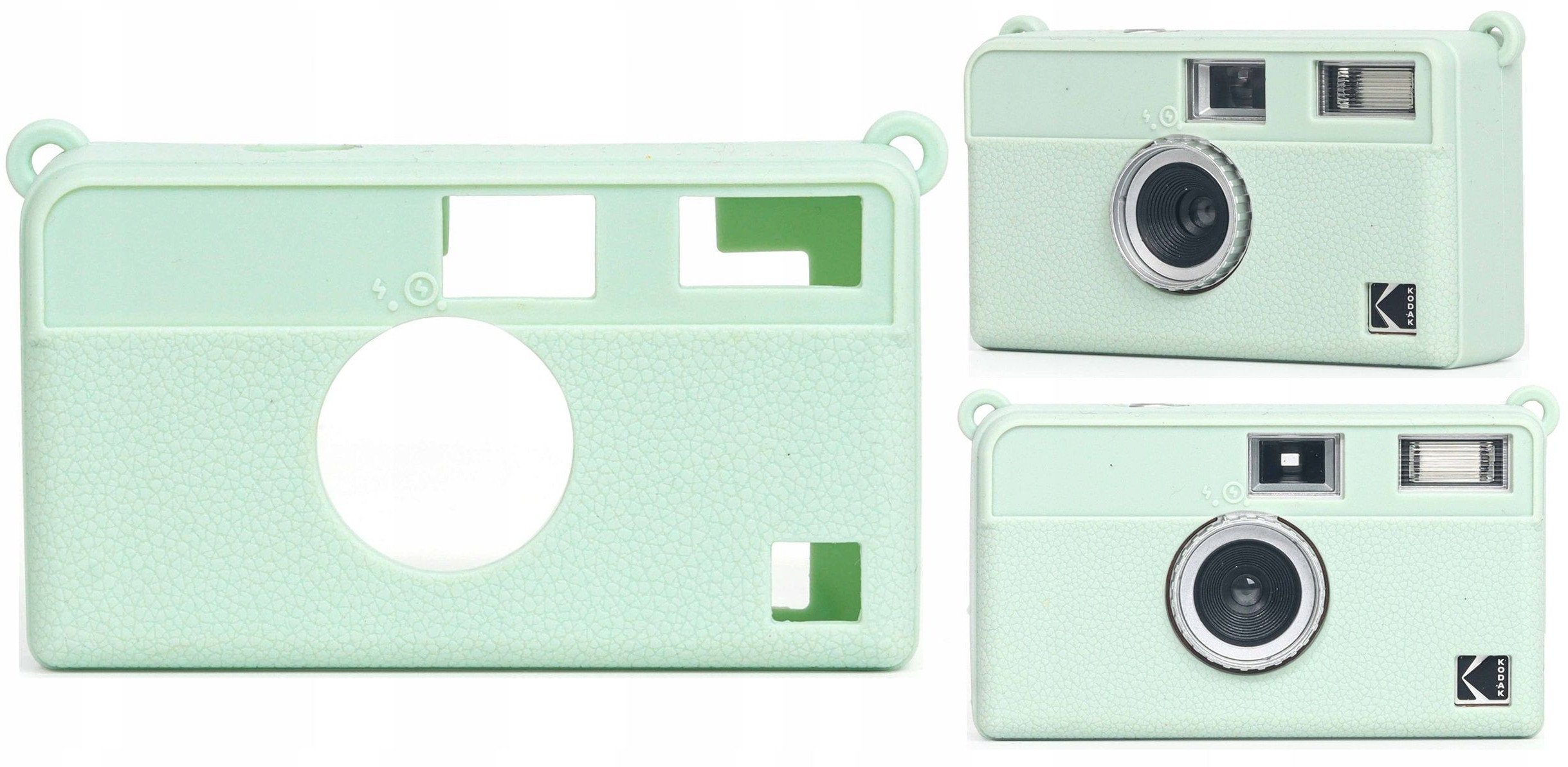 Futerał Etui Pokrowiec Case Silikon Kodak Ektar / H35 / H35n / Ultra F9 / Zielony