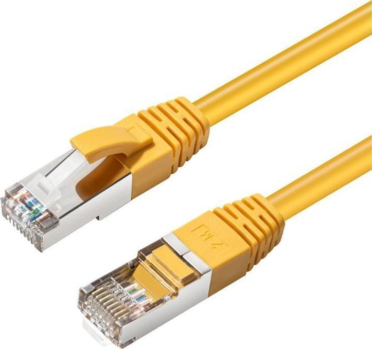 MicroConnect CAT6A S/FTP 1.5m Yellow LSZH