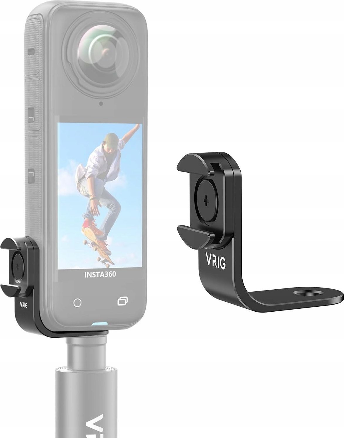 Adapter Uchwyt Mocowanie na 1/4'' Stopka ISO do Insta360 X4 X3 X 4 3 One X2 / AC 22