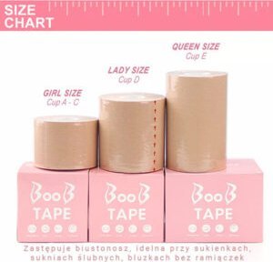 Taśma do biustu elastyczna ecru Yeye 7,5cmx5m