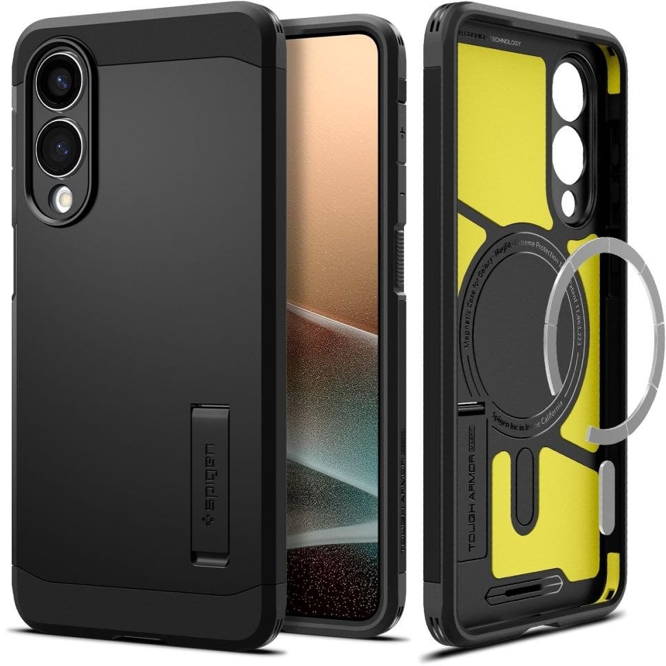 Spigen Tough Armor MagSafe - Etui do Samsung Galaxy S25 Edge (Black)