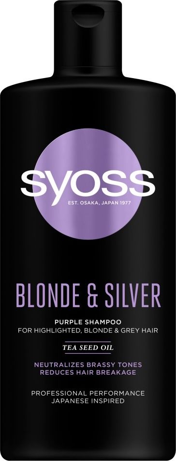 Syoss Blonde & Silver szampon przeciw żółtym tonom